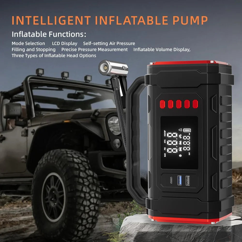 Dvizon Road Saver™ Portable Car Jump Starter & Power Bank