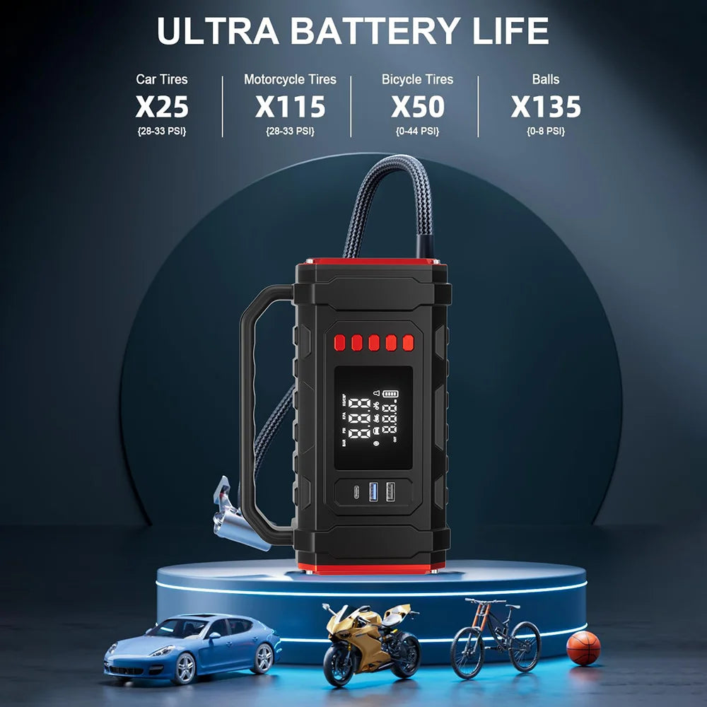 Dvizon Road Saver™ Portable Car Jump Starter & Power Bank