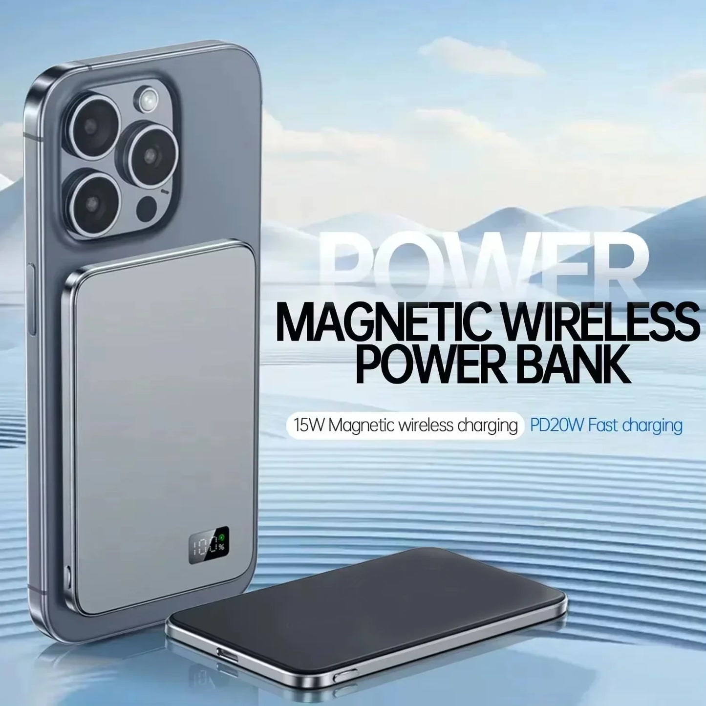 Dvizon Volt™ – Magnetic Power Bank